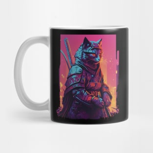 Samurai cat Mug